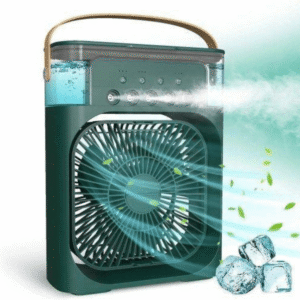 Mist Func on Desktop Air Condi oner Fan
