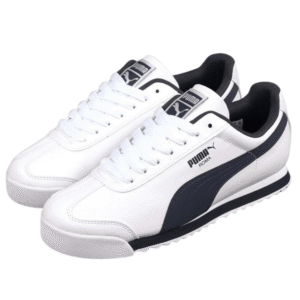Puma Men's Roma Trainer White / Navy - Sneakers